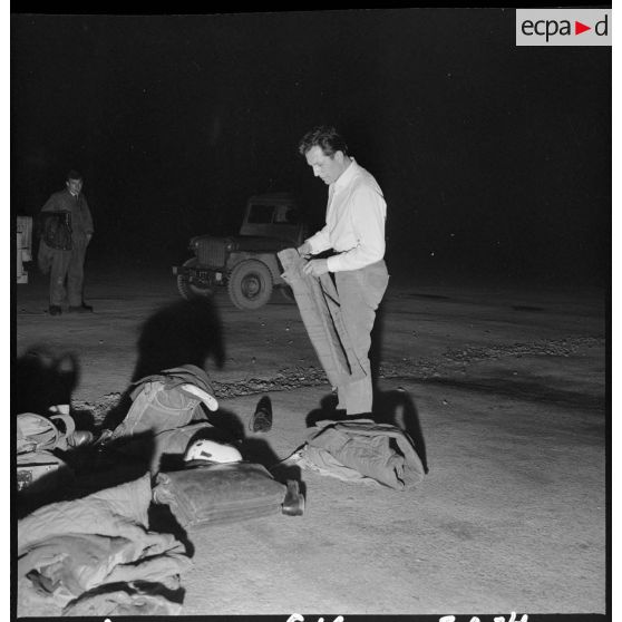 Montebello. Préparation pour le record du monde de saut de nuit.