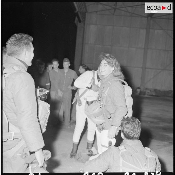 Montebello. Préparation pour le record du monde de saut de nuit sans inhalateur.