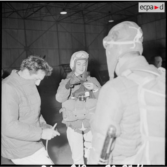 Montebello. Préparation pour le record du monde de saut de nuit sans inhalateur.