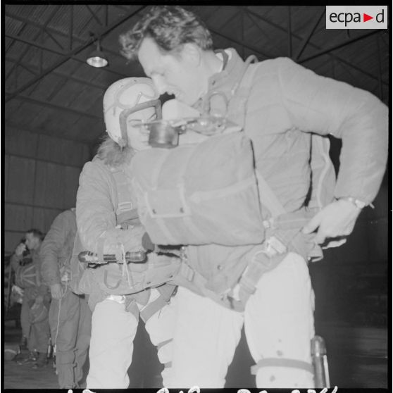 Montebello. Préparation pour le record du monde de saut de nuit sans inhalateur.