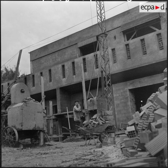 Immeuble en construction.