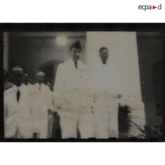 Election du président du gouvernement provisoire de la République Cochinchinoise. [description provisoire]