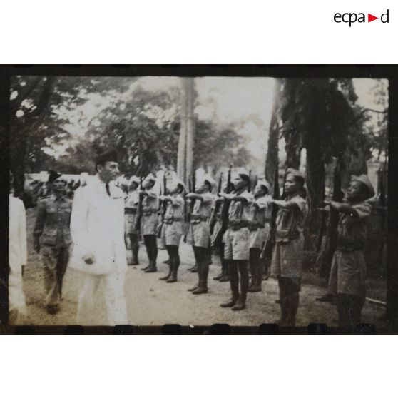 Election du président du gouvernement provisoire de la République Cochinchinoise. [description provisoire]