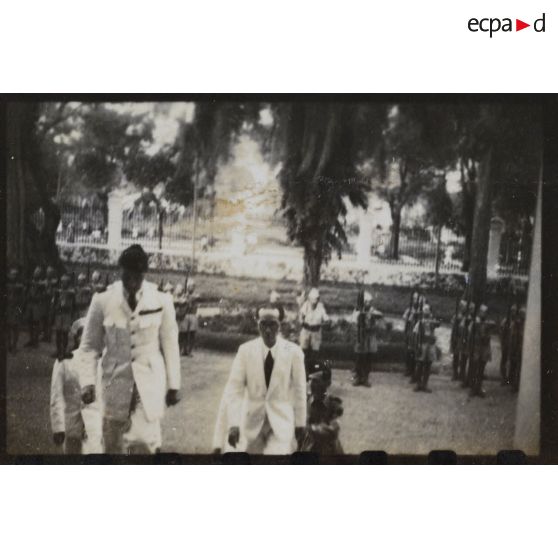 Election du président du gouvernement provisoire de la République Cochinchinoise. [description provisoire]