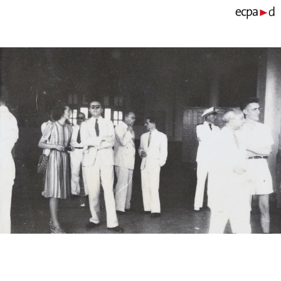 Arrivée de M. Moffat - Département d'Etat à Washington. [description provisoire]