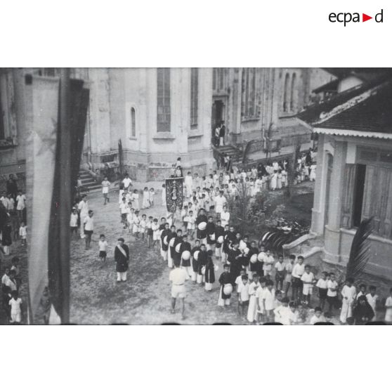 Procession de l'image du Christ. [description provisoire]