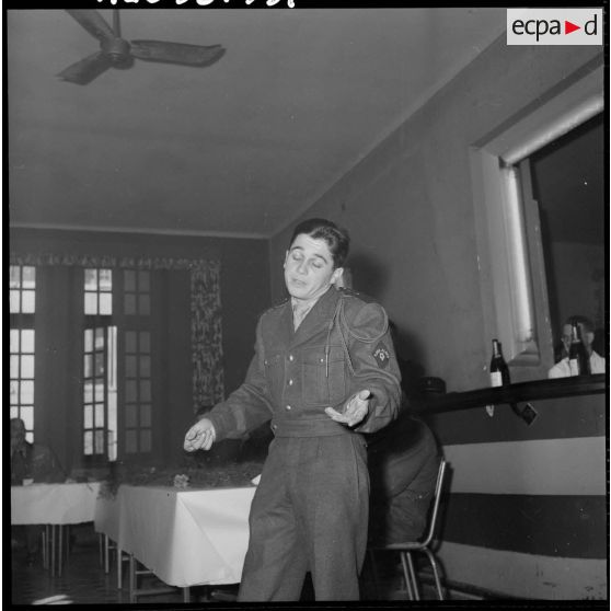 Alger. Concert de jazz au 9e régiment de zouaves (RZ).