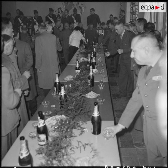 Alger. Réception à la caserne d'Orléans.