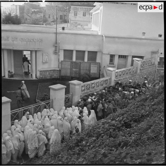 Alger. Elections législatives.