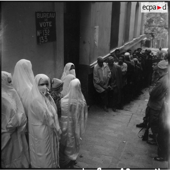 Alger. Elections législatives.