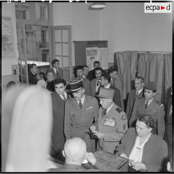 Alger. Elections législatives.