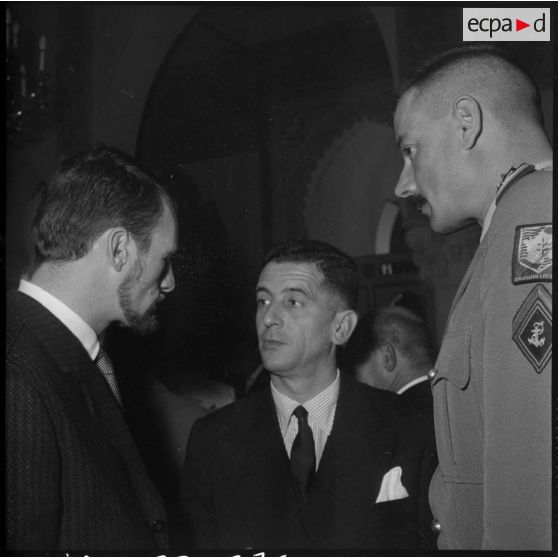 Alger. Réception au palais d'été.