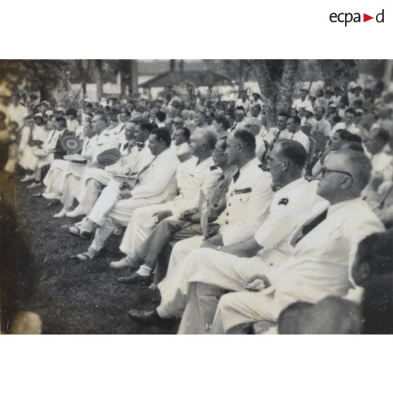 Fête enfantine chez le président.