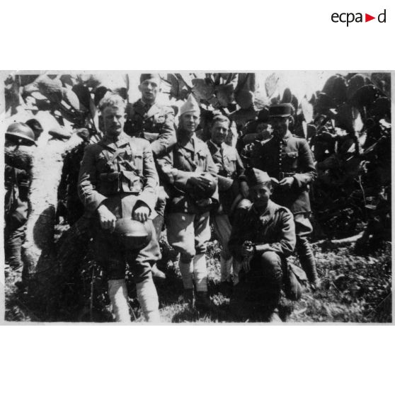 Peloton Vuillerme. [légende d'origine]<br>