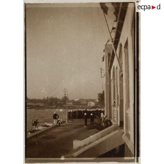 Arrivée du  général Gouraud à Dakar. [légende d'origine]<br>