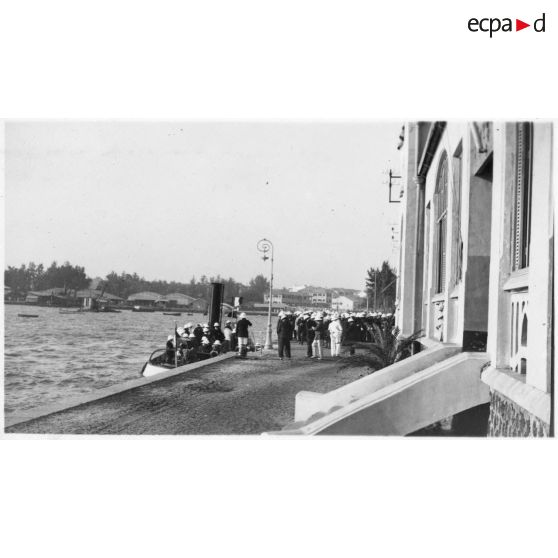 Arrivée du  général Gouraud à Dakar. [légende d'origine]<br>