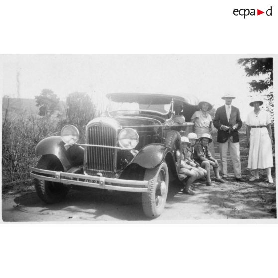 Dakar - Citroën du général Freydensberg. [légende d'origine]<br>