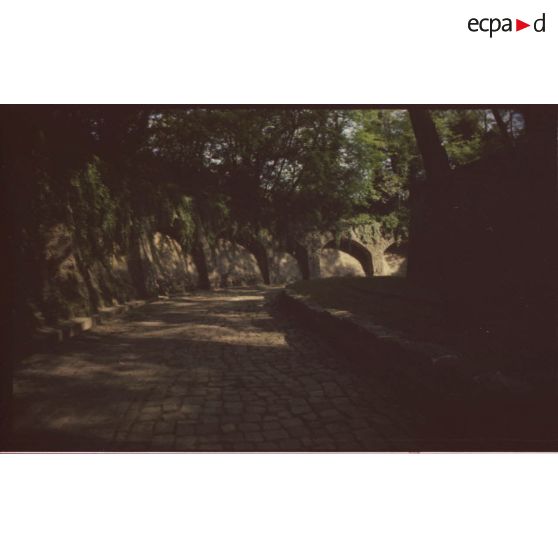 Arcs de décharge dans la contrescarpe. [légende d'origine]