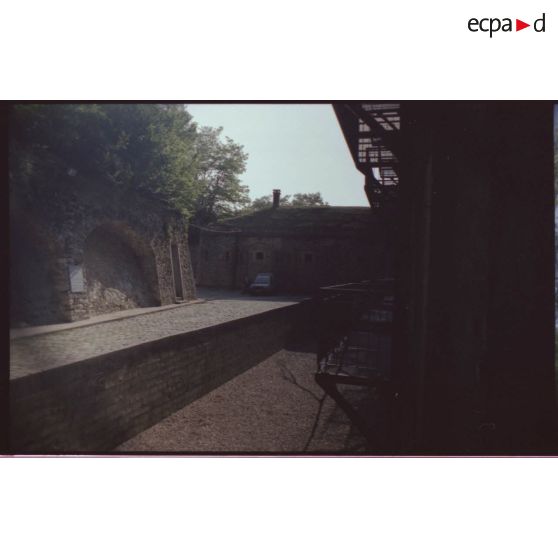 Caponnière et fossé de gorge ouest. [légende d'origine]