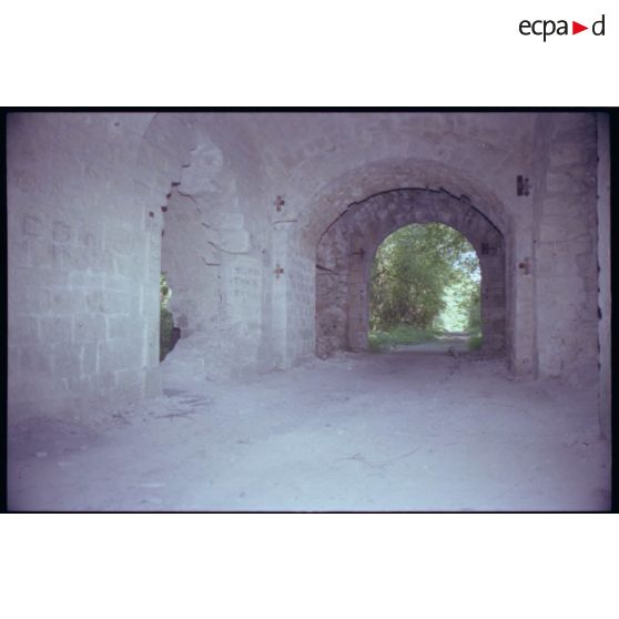 Fort de Saint-Thierry. Entrée et capitale. [légende d'origine]