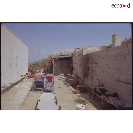 Batterie de Montredon. Casemate allemande H671. [légende d'origine]