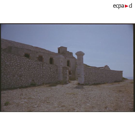 Batterie de Croisette. Entrée de la batterie. [légende d'origine]