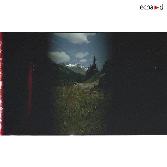 Fort du Sapey. La montagne vers le nord. [légende d'origine]