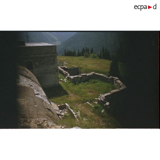 Fort du Sapey. Caponnière du fossé de gorge. [légende d'origine]