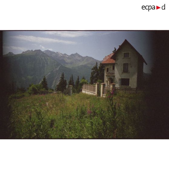 Fort du Sapey. Le pavillon des officiers. [légende d'origine]