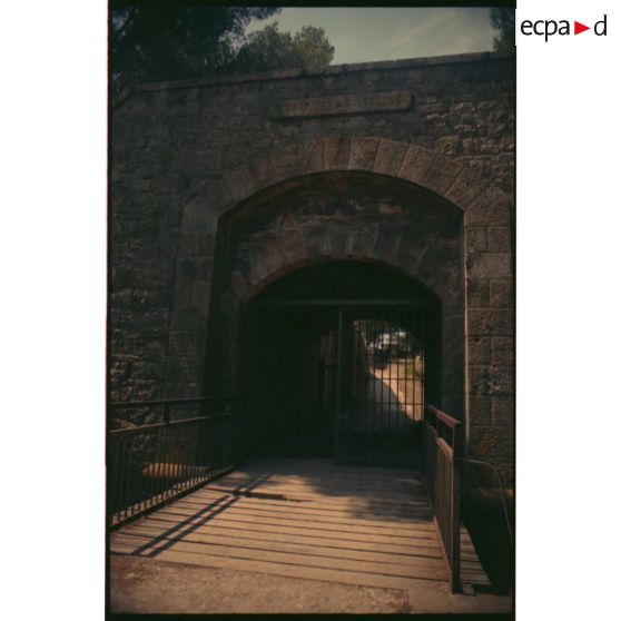 Fortin de la Gavaresse. L'entrée du fortin. [légende d'origine]