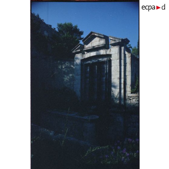 Entrée du fort du Randouillet. [légende d'origine]