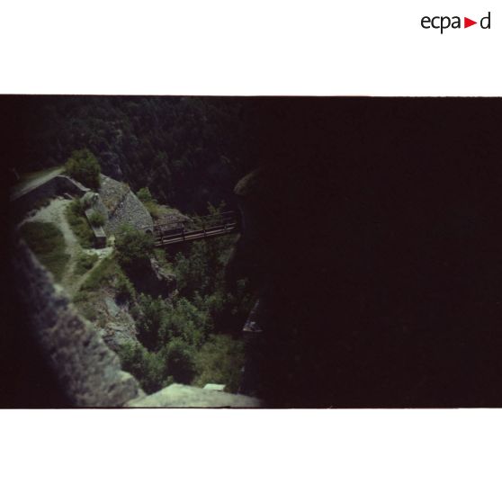 Citadelle de Briançon. Flanc est. [légende d'origine]<br>