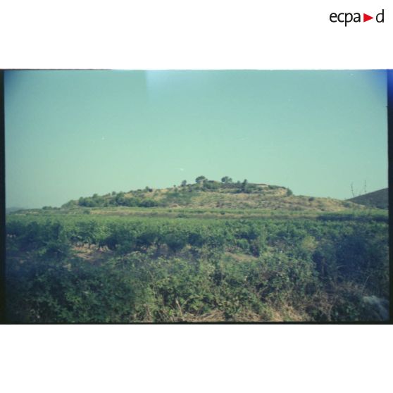 La batterie vue de la route. [légende d'origine]