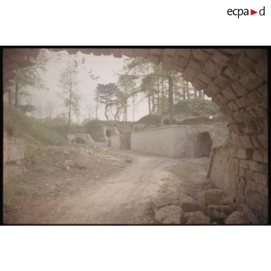 Passage couvert menant aux traverses. [légende d'origine]