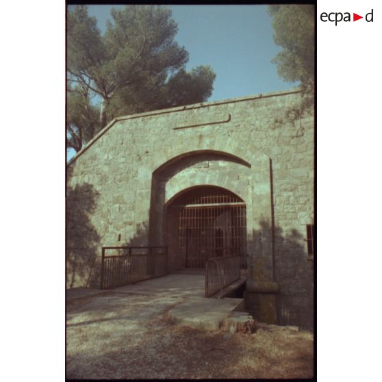 Fortin de la Gavaresse. Entrée du fortin. [légende d'origine]