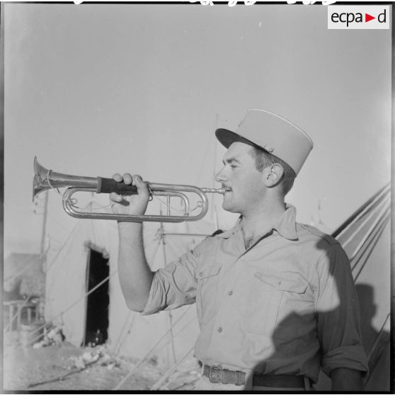 Portrait d'un soldat du 2e groupement motorisé saharien (GMS).