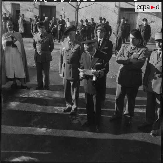 Mekla. Cérémonie officielle de l'installation de la délégation spéciale.