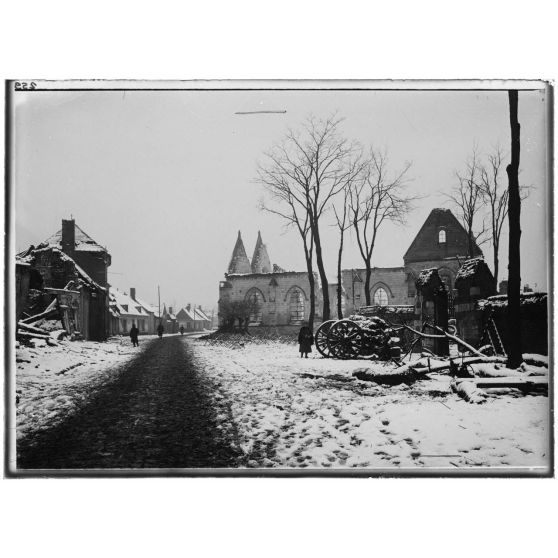 Eglise de Lihons-en-Santerre. Janvier 1915. [légende d'origine]