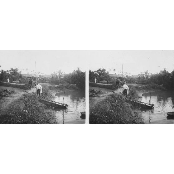 972. Noria à pédales. [légende d'origine]