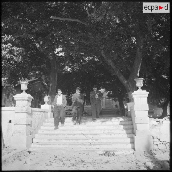 Alger. Hôpital Maillot. Jardin.