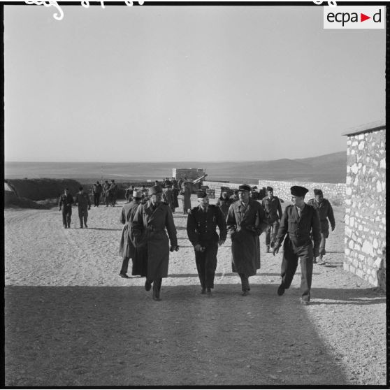 Inspection du général Allard dans l'est constantinois.