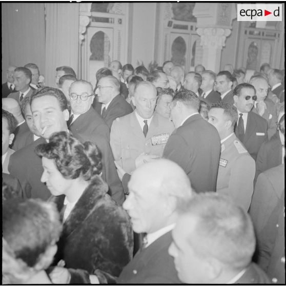 Alger. Palais d'été. Les autorités.