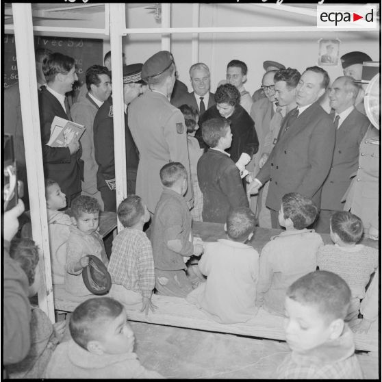 Rovigo. Ecole. Visite de Michel Debré.