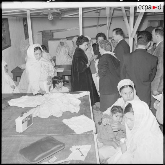 Rovigo. Ouvroir. Visite de Michel Debré.