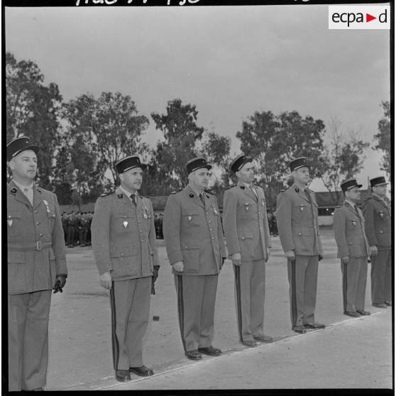 Maison Carré. Les militaires décorés.