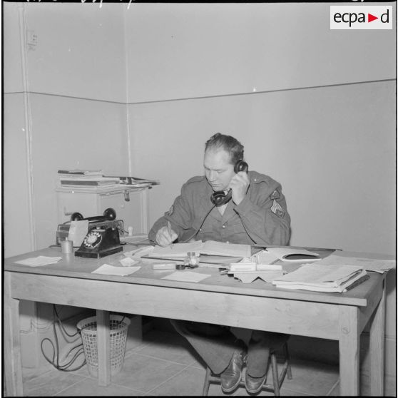 Portrait d'une autorité membre de l'infirmerie du 9ème régiment de zouaves (RZ).