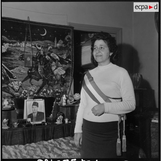 Portrait de mademoiselle Bouansa, députée de Mascara