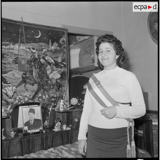 Portrait de mademoiselle Bouansa, députée de Mascara