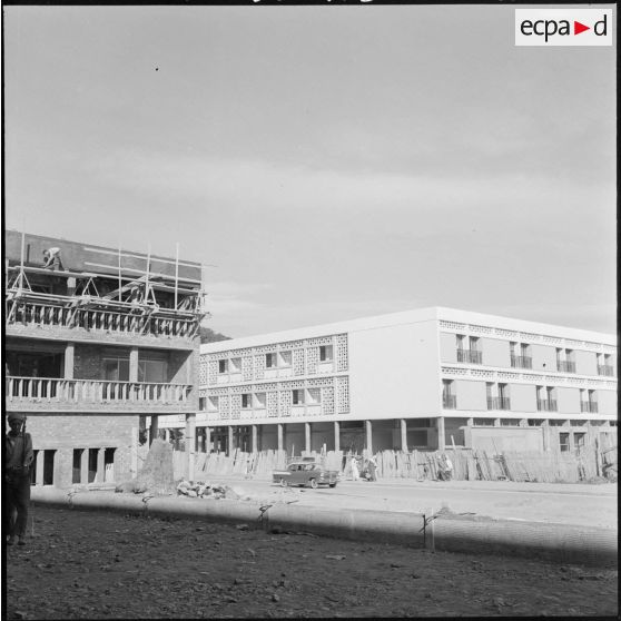 Orléansville. Dans la périphérie des immeubles éclatants de blancheur.