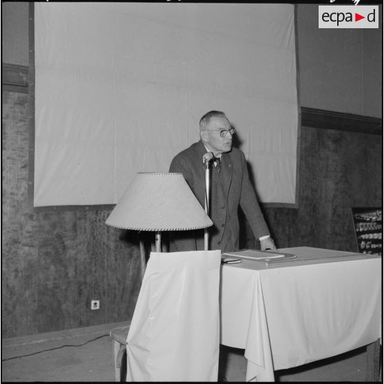 Alger. Maison de l'agriculture. Discours du directeur monsieur Merlin.
